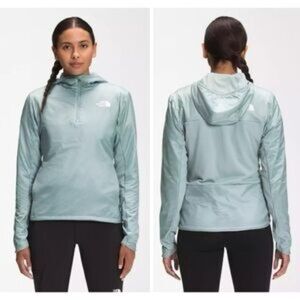 The North Face Light blue Hooded Jacket